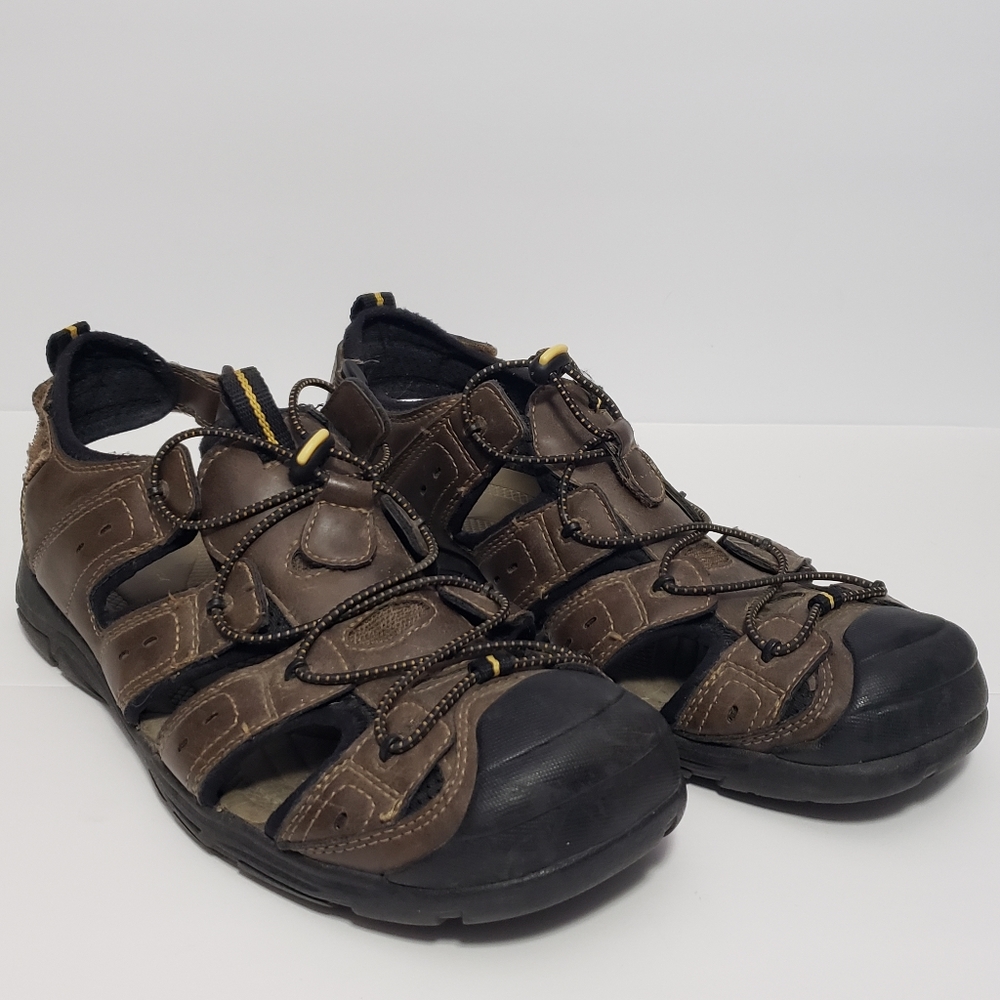 Falls Creek Sportsman Mens Sandals Outdoor Hiking Beach Boat Shoes.